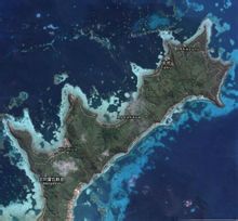 曼加雷瓦岛Mangareva北部